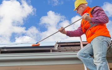 Black Dog soft wash roof cleaning